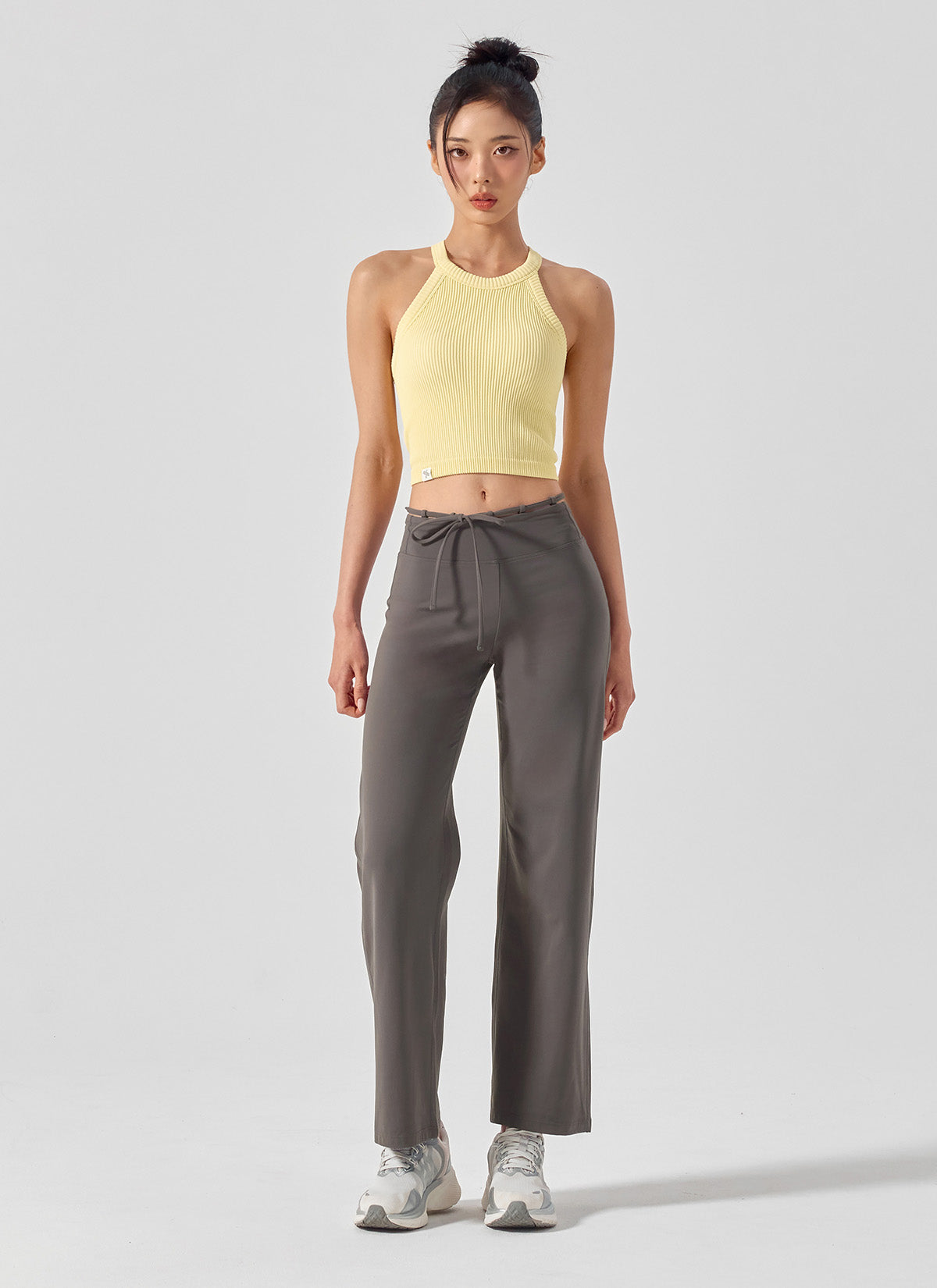 Black Label Power Rise Fleece String Wide Leggings