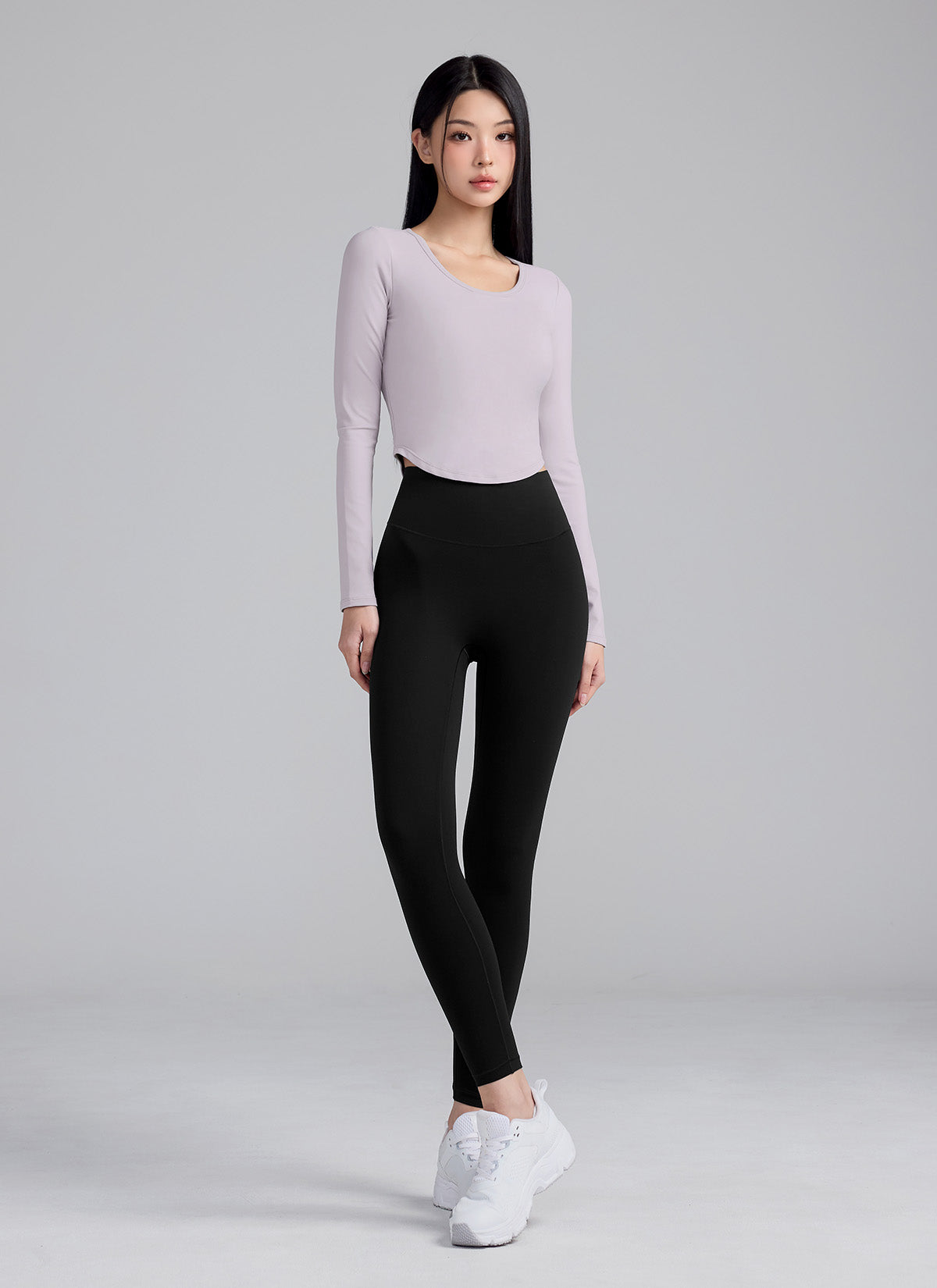 All-in-One In-Pad Cropped Long Sleeve