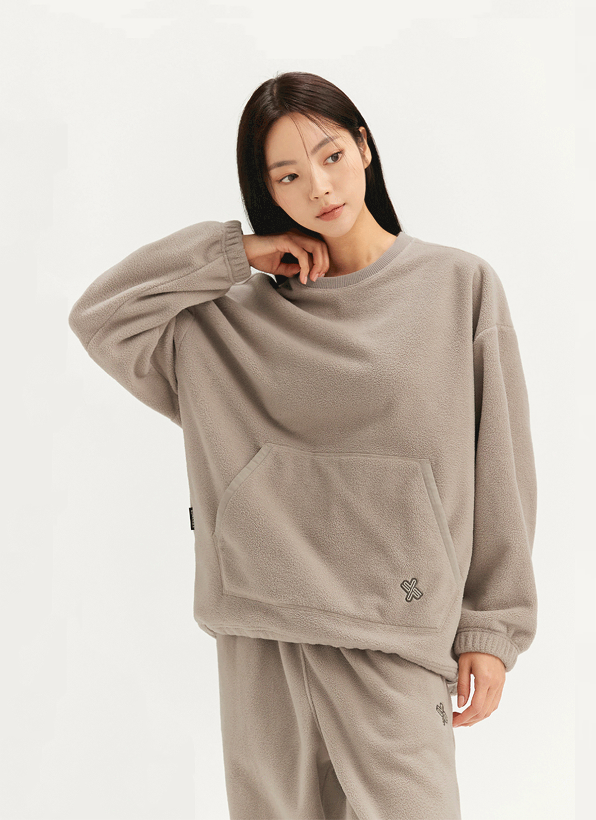 Fleece Oversized Sweatshirt