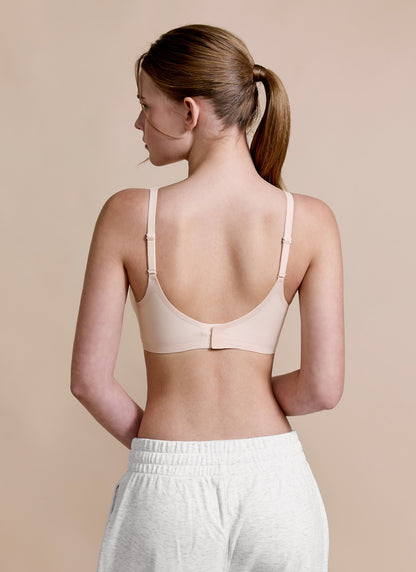 [2 FOR] Soft Tension Push Up Hook-Closure Bra