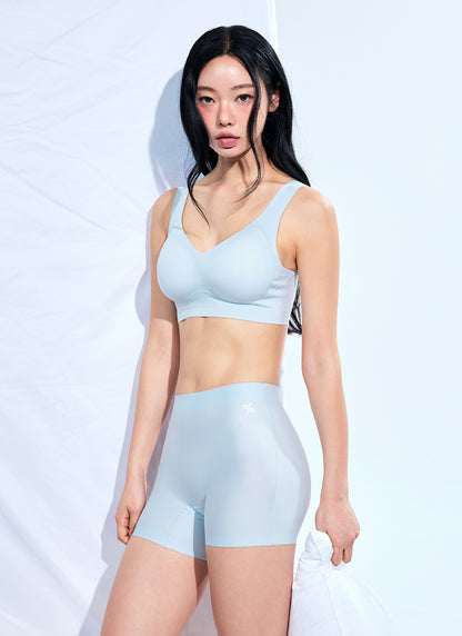 [2 FOR] Cloud Rayon Tank-Style Bra & Boxer Briefs
