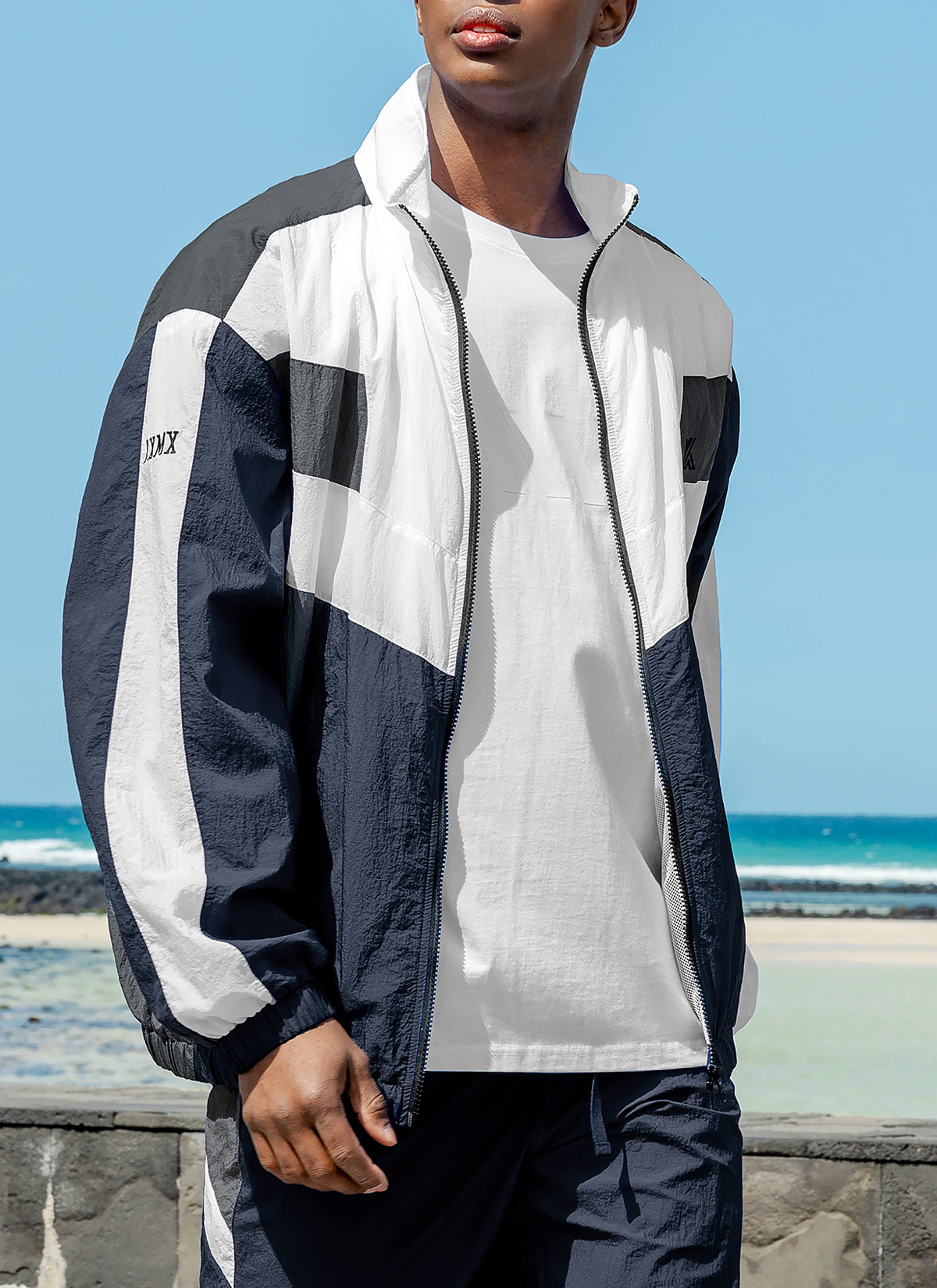 Color Block Light Wind Jacket