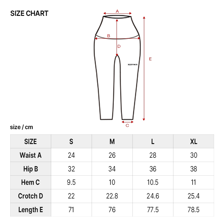 [1+1] Black Label 360N 8.5" Leggings