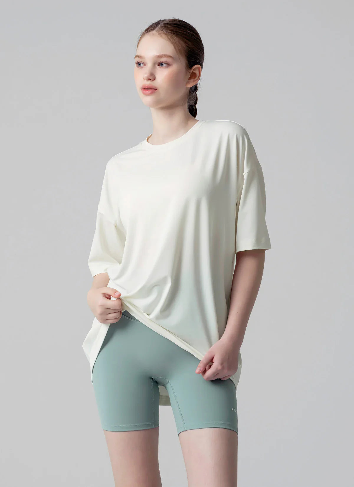 [2 FOR]Ice Feather Over Fit T-Shirt