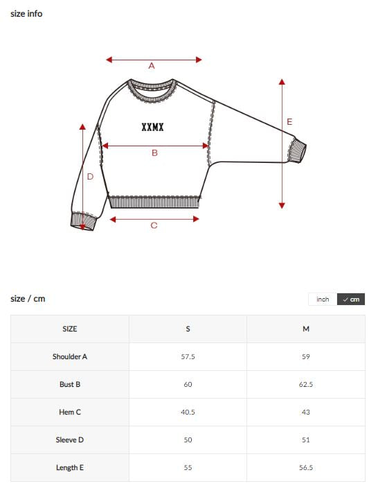 XXMX Daily Cotton Sweatshirt