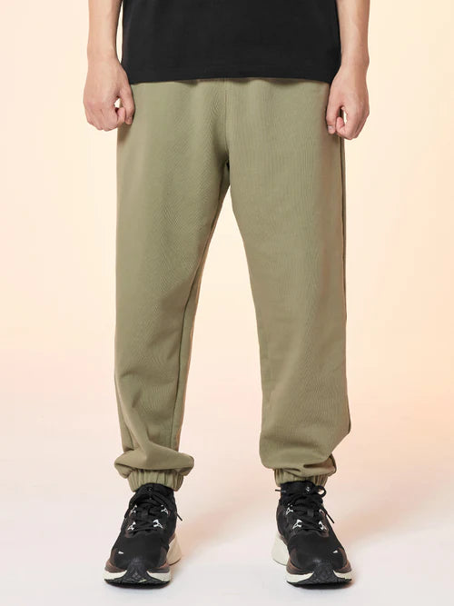 Small Letter Sweater Jogger Pants