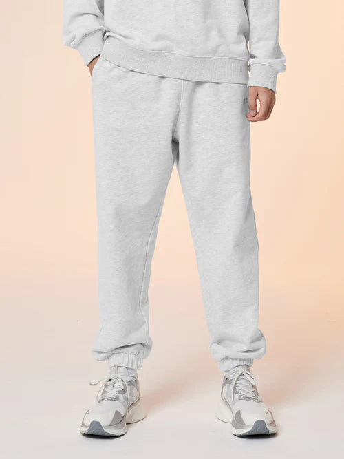 Small Letter Sweater Jogger Pants