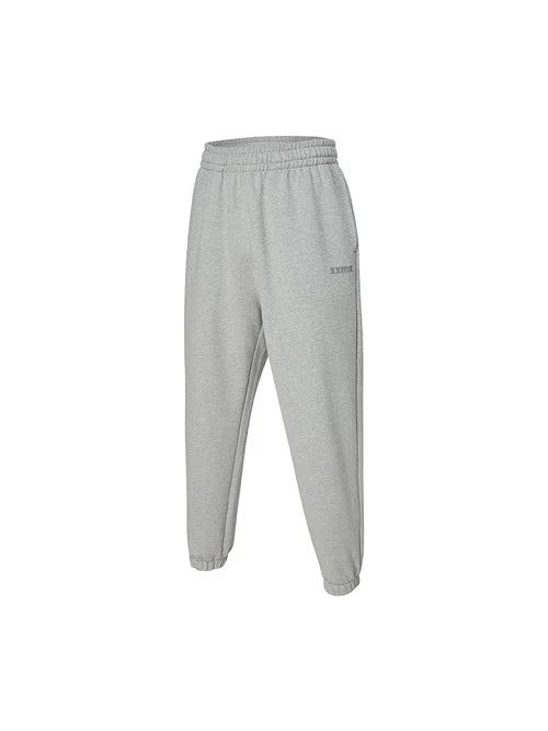 Small Letter Sweater Jogger Pants