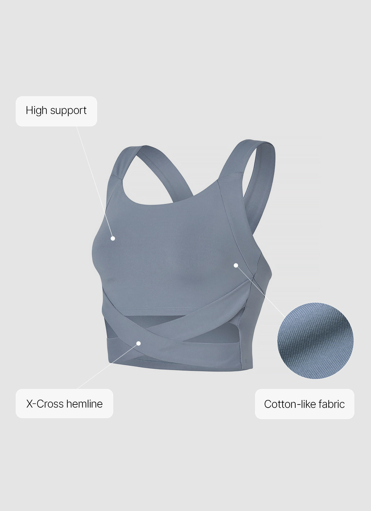 [1+1] XELLA™ Intension X Cover Bra Top