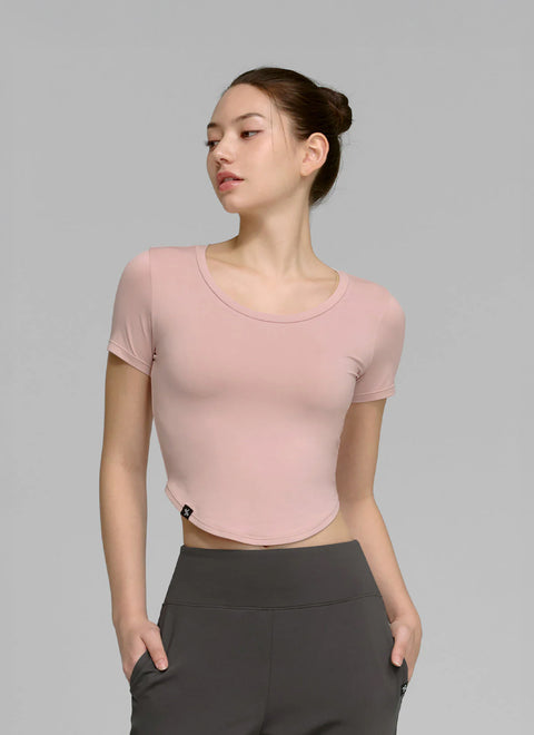 XELLA Light Round Cropped Top