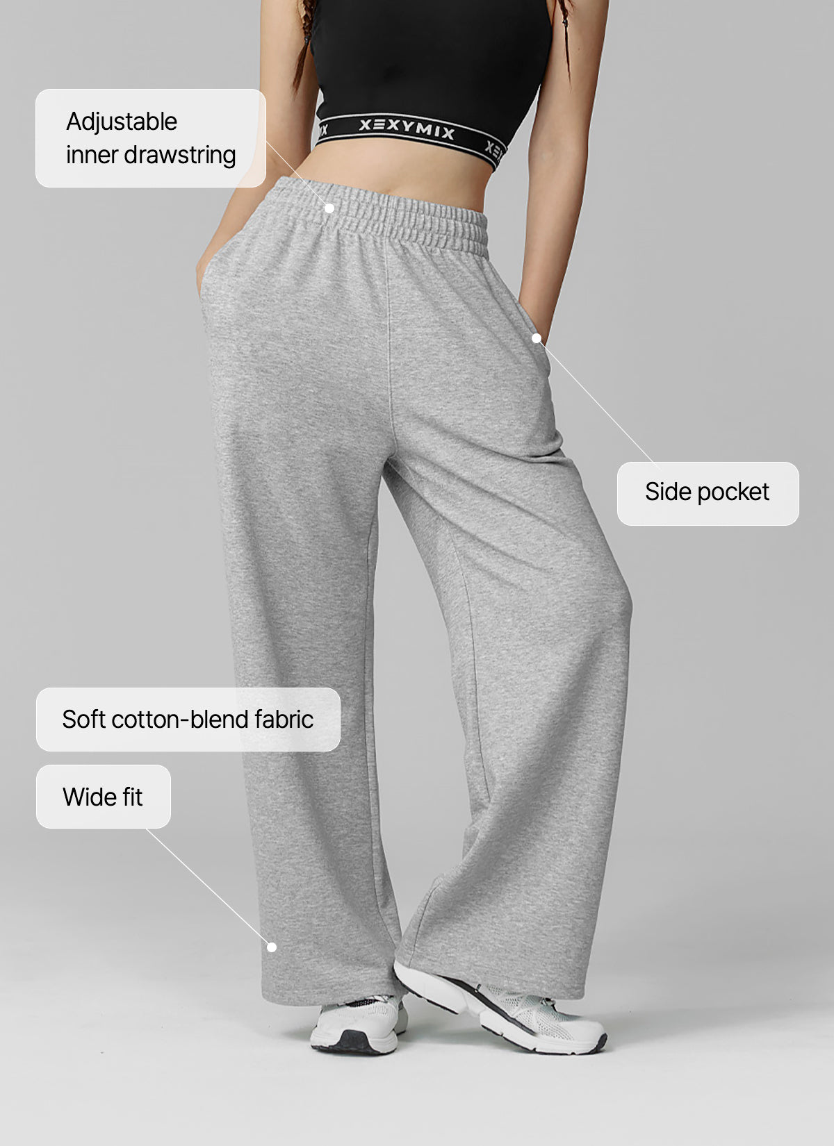 Fine Cotton Wide Pants