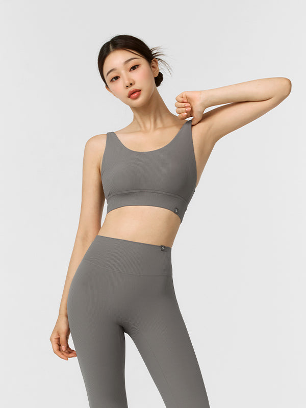 Comfort Tension Ribbed Bra Tops