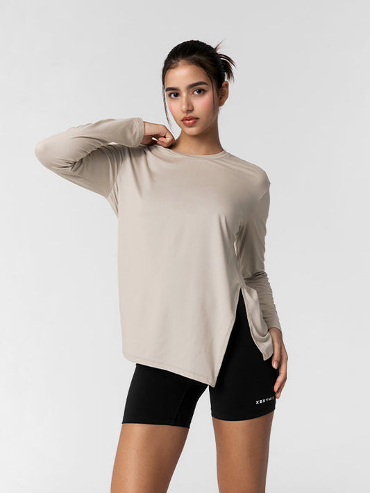 Soft One-Slit Long Sleeve