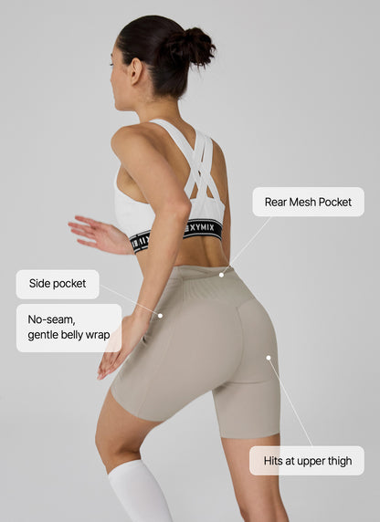 RX XELLA Intension Pocket 3.5" Biker Shorts