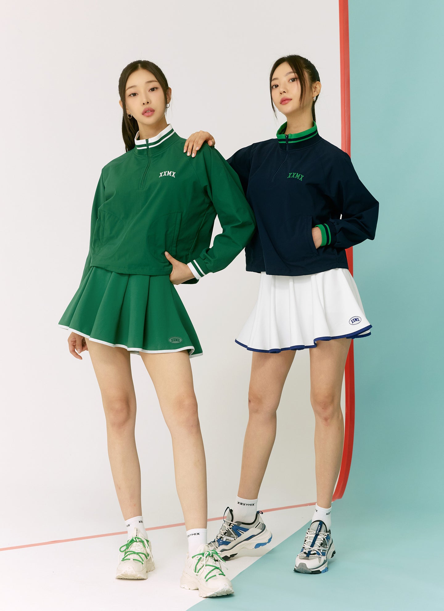 Point Half Zip-up Anorak