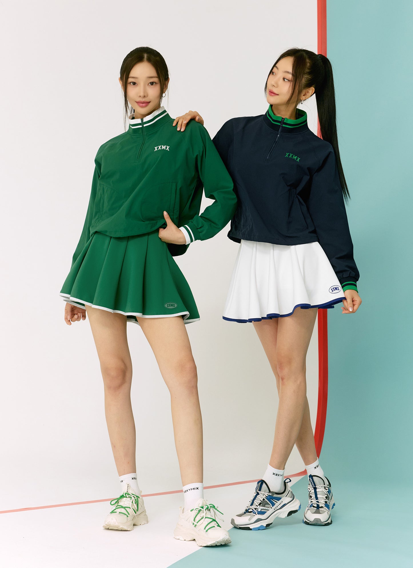 Point Half Zip-up Anorak