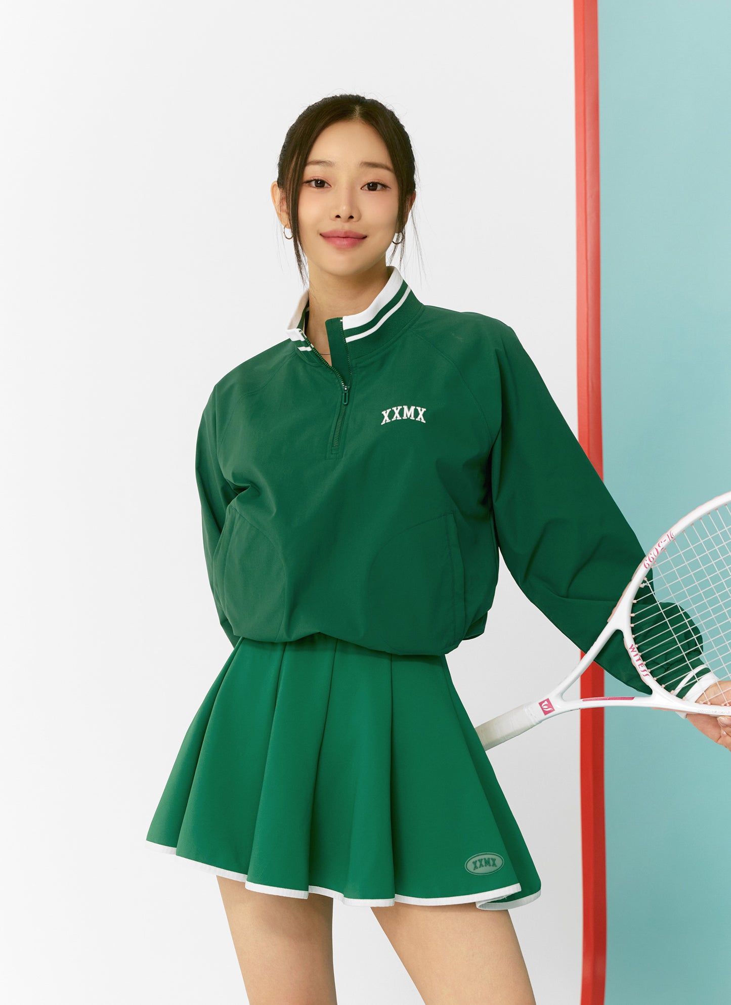 Point Half Zip-up Anorak