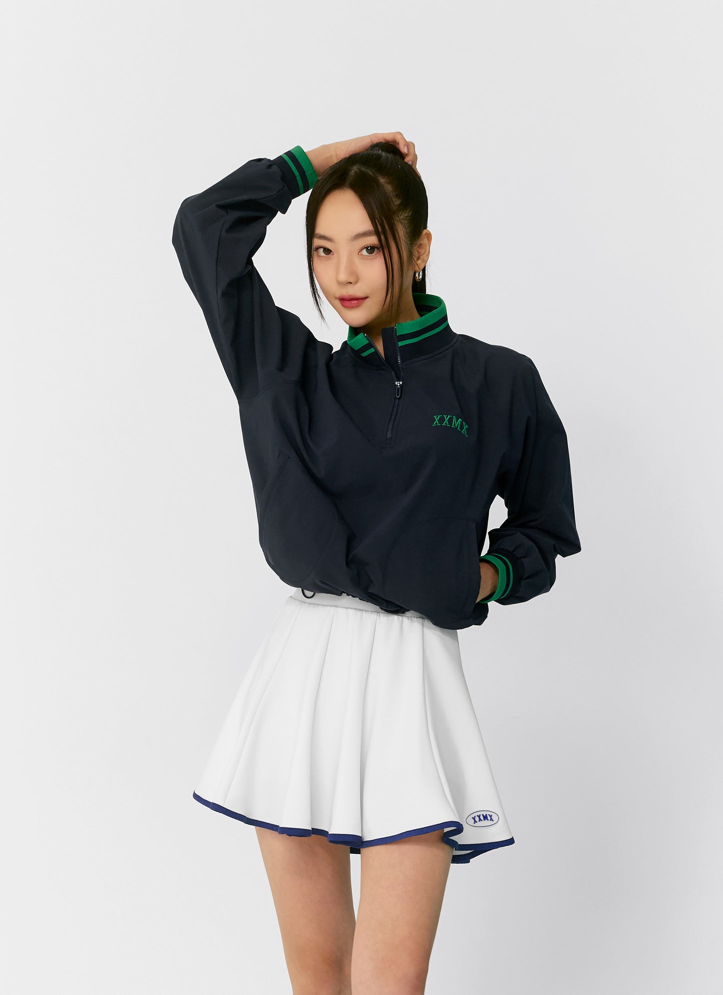 Point Half Zip-up Anorak