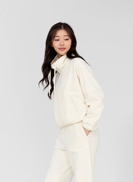 Light Fleece High Neck Zip-up