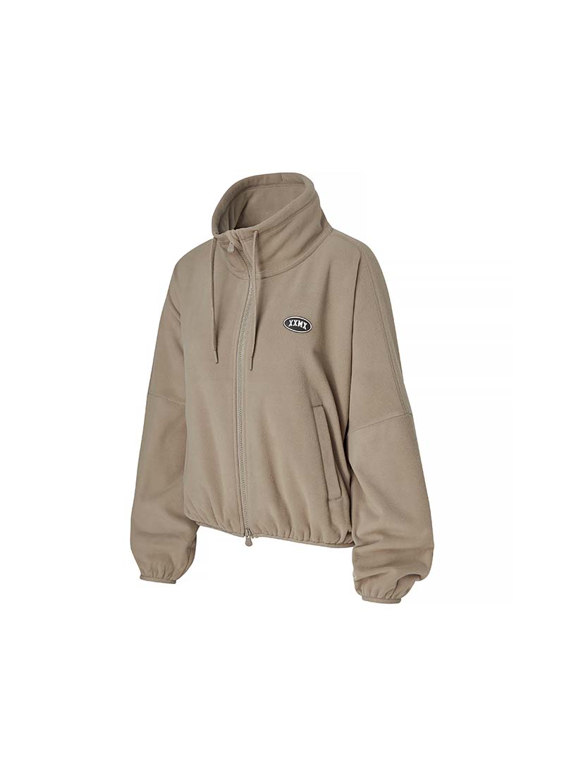 Light Fleece High Neck Zip-up