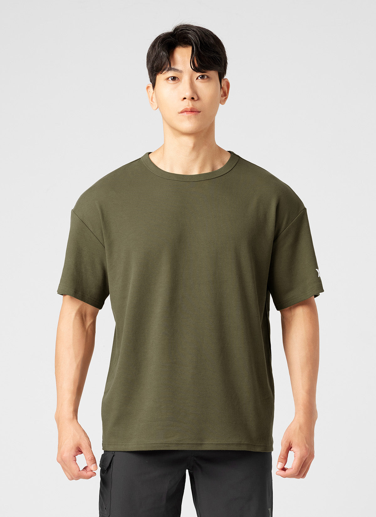 Stretch Logo Overfit Short Sleeve