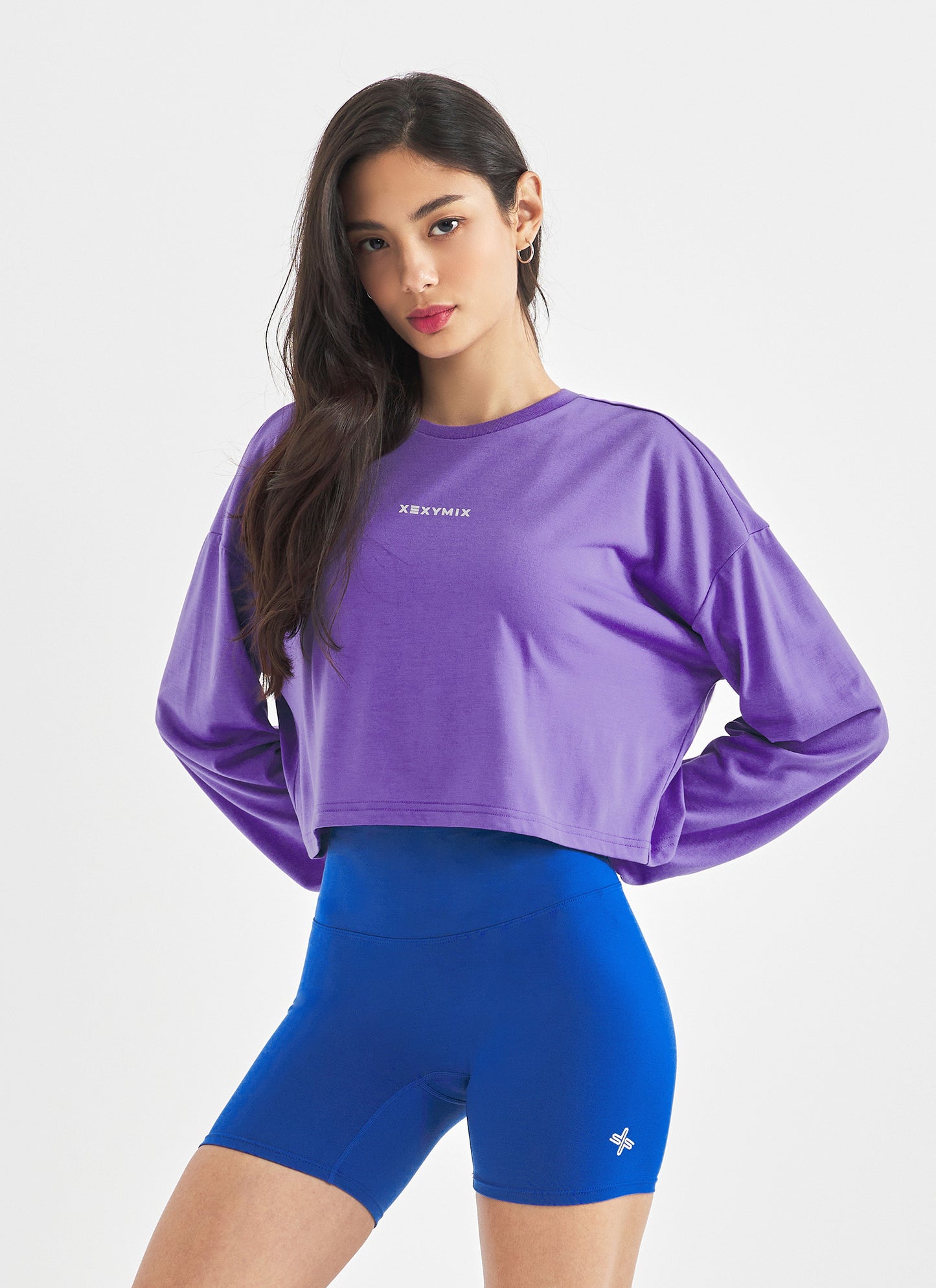 Loose Fit Cropped Long Sleeve