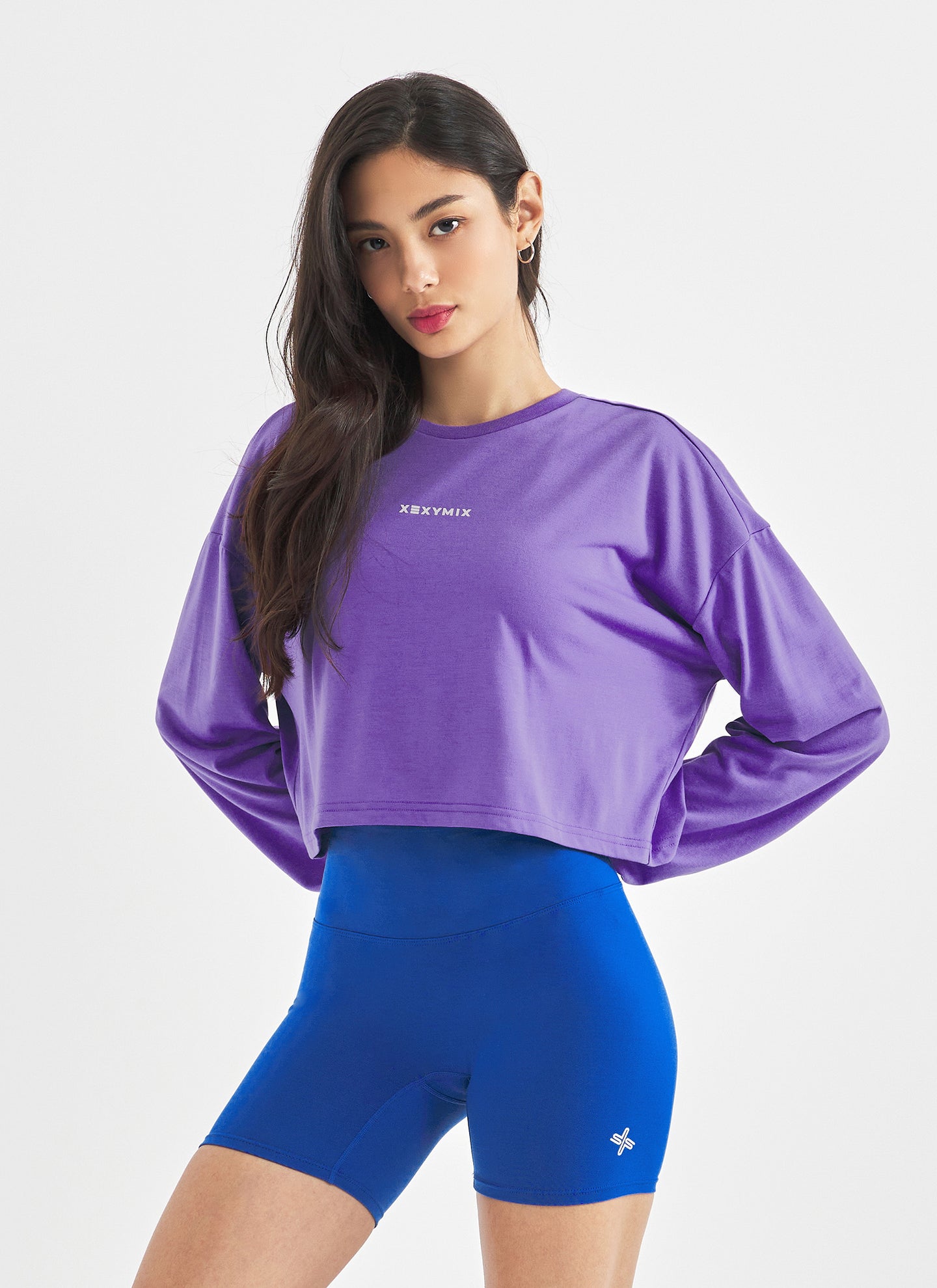 Loose Fit Cropped Long Sleeve