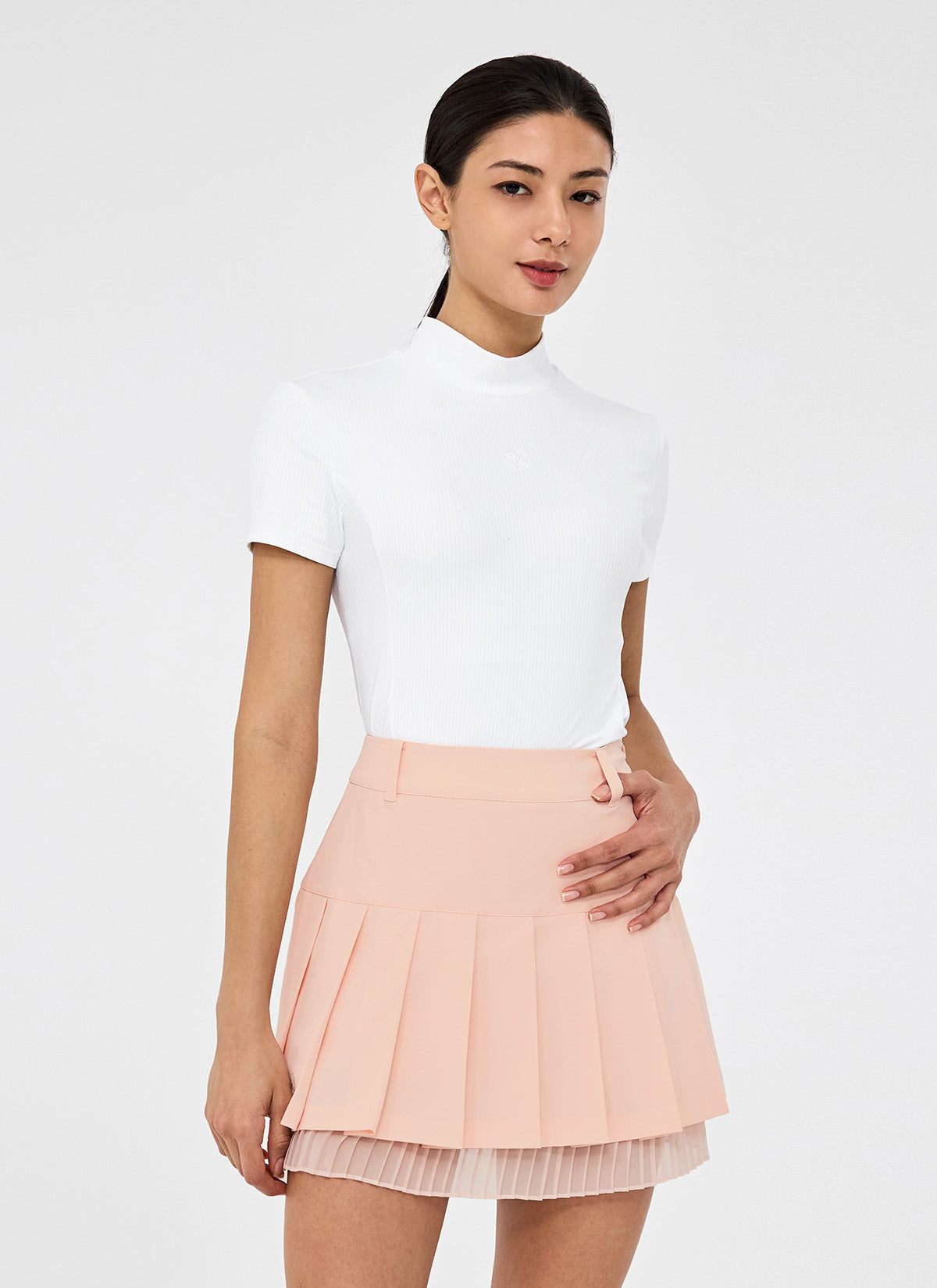 Chiffon Mix Culotte Skirt 2.0