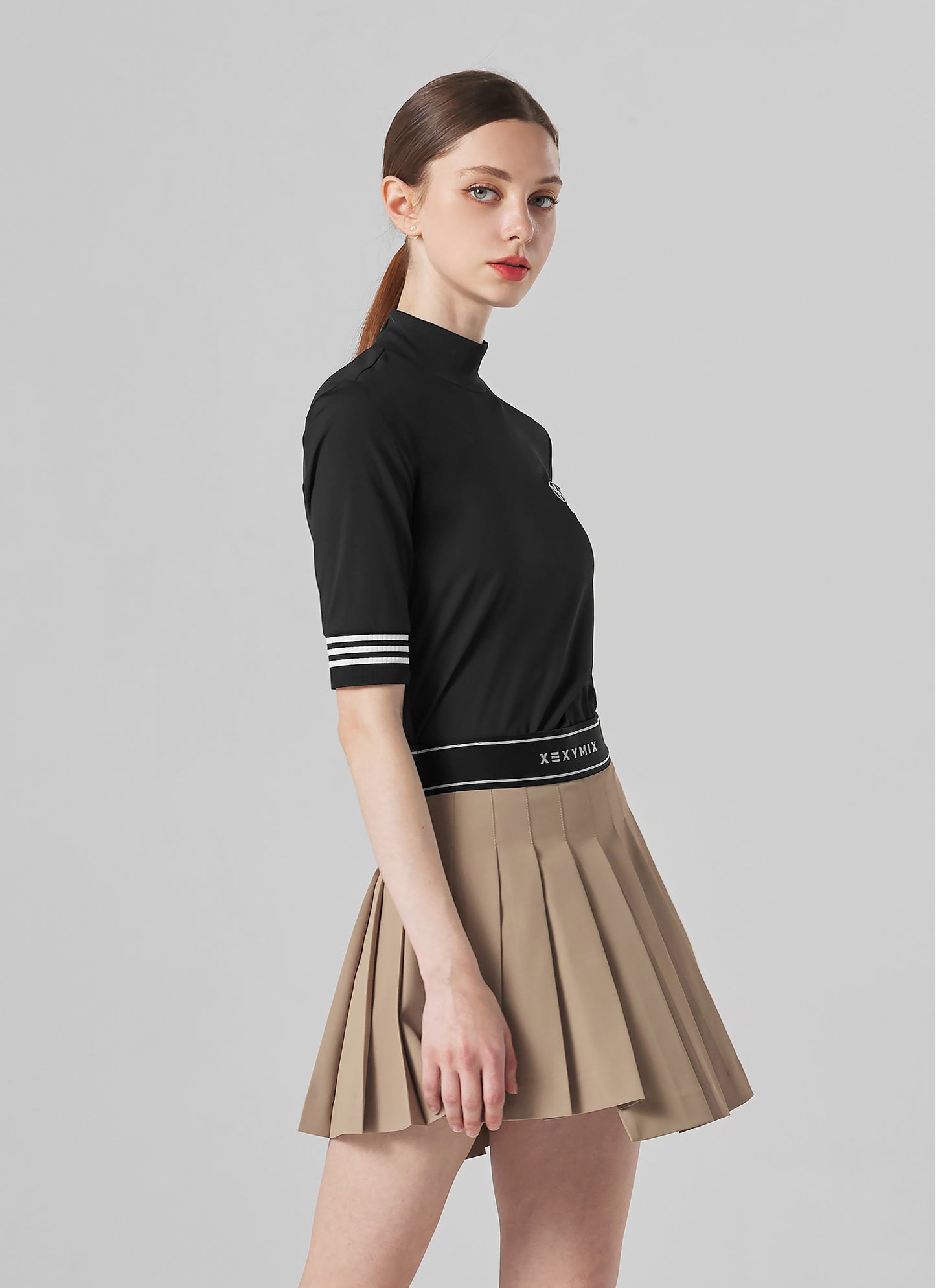 Unbalanced Pleats Culotte Skirt 2.0