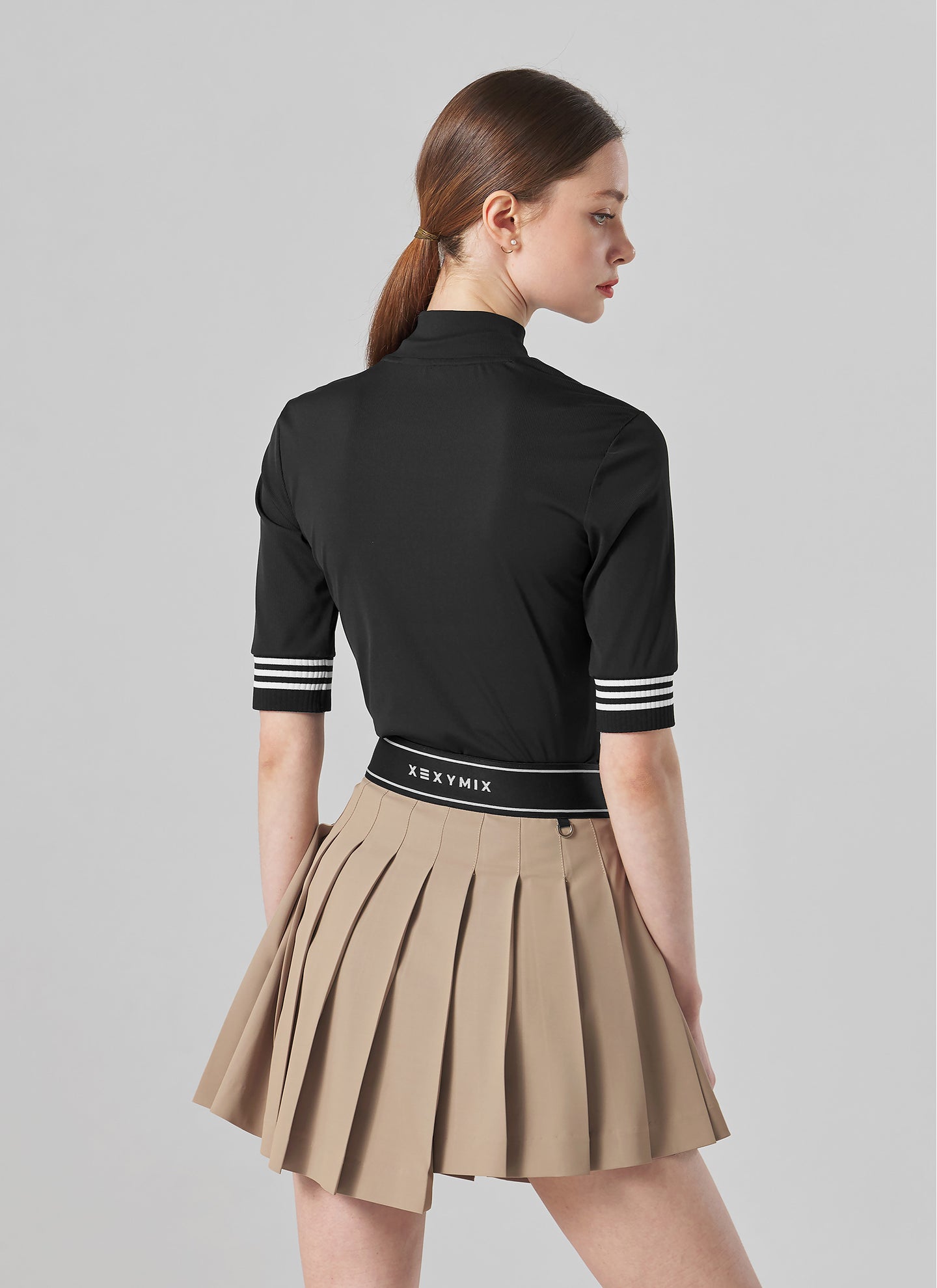 Unbalanced Pleats Culotte Skirt 2.0