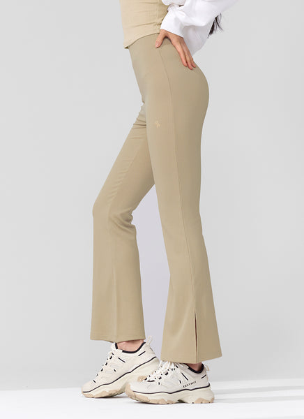 Ribbed Tension Bootscut Slit Pants – XEXYMIX.EN