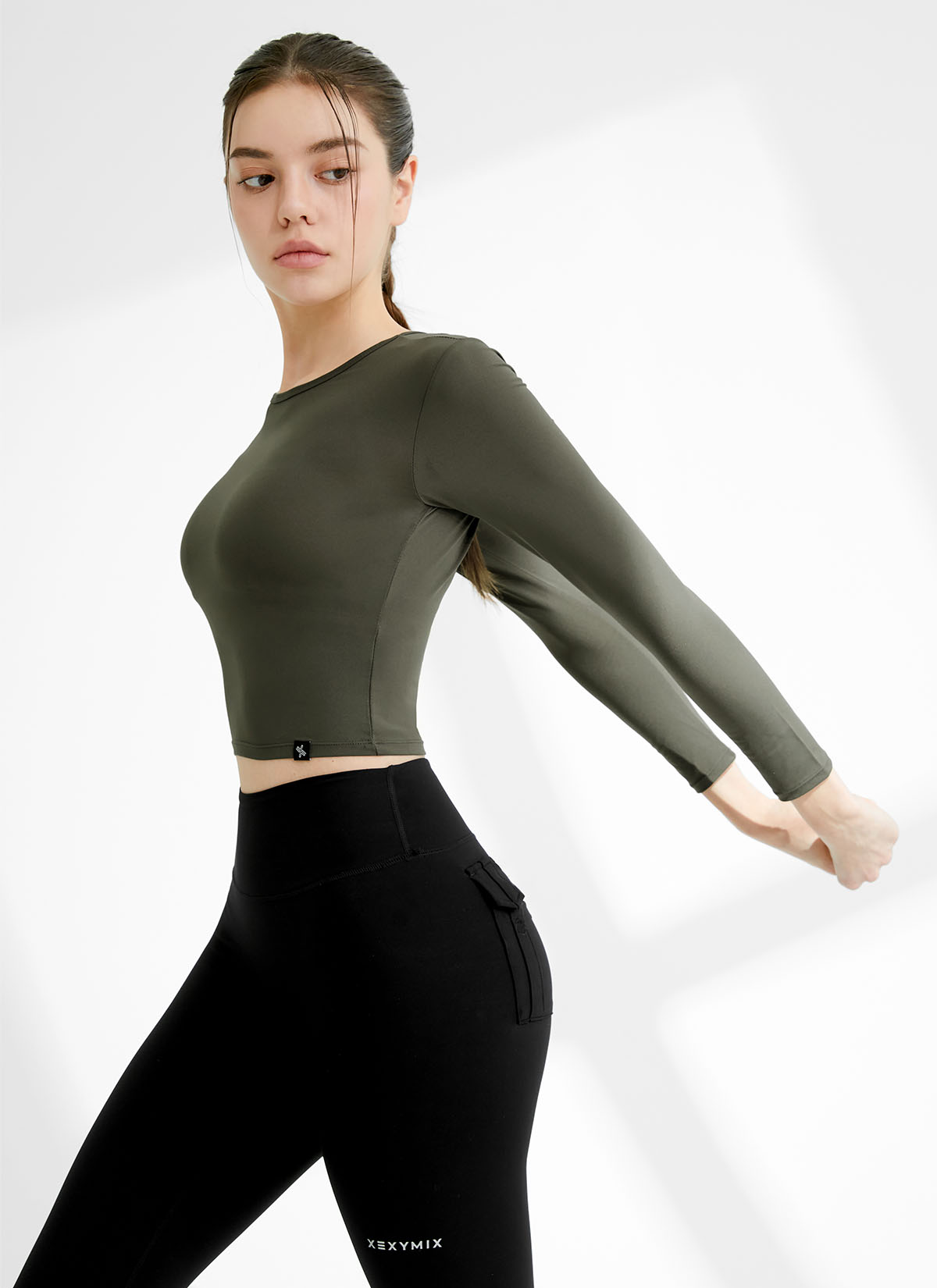 All Day Feather Cropped Top