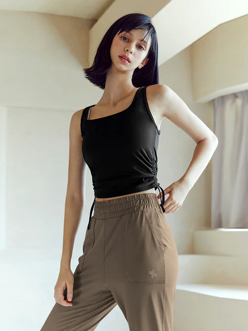 Side Shirring Sleeveless