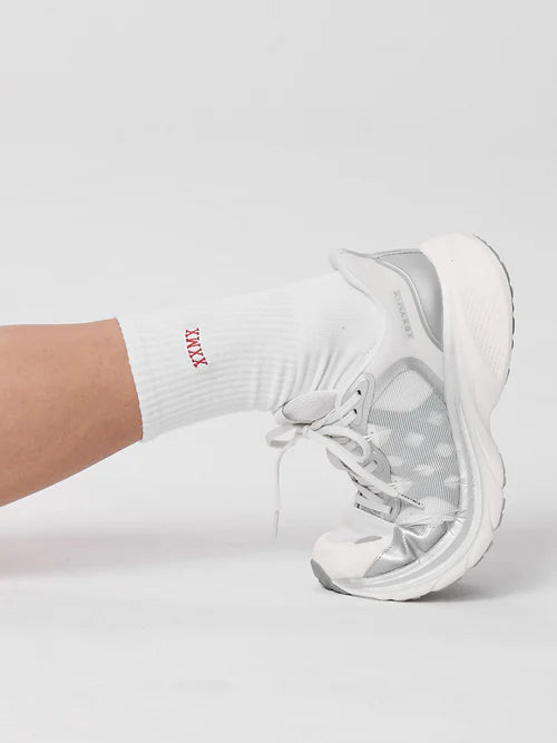 Embroidered Logo Crew Socks