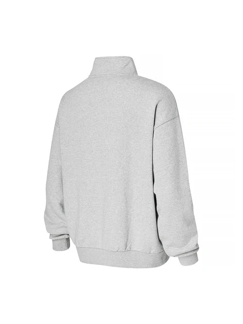 French Terry Half Zip-Up Sweatshirt