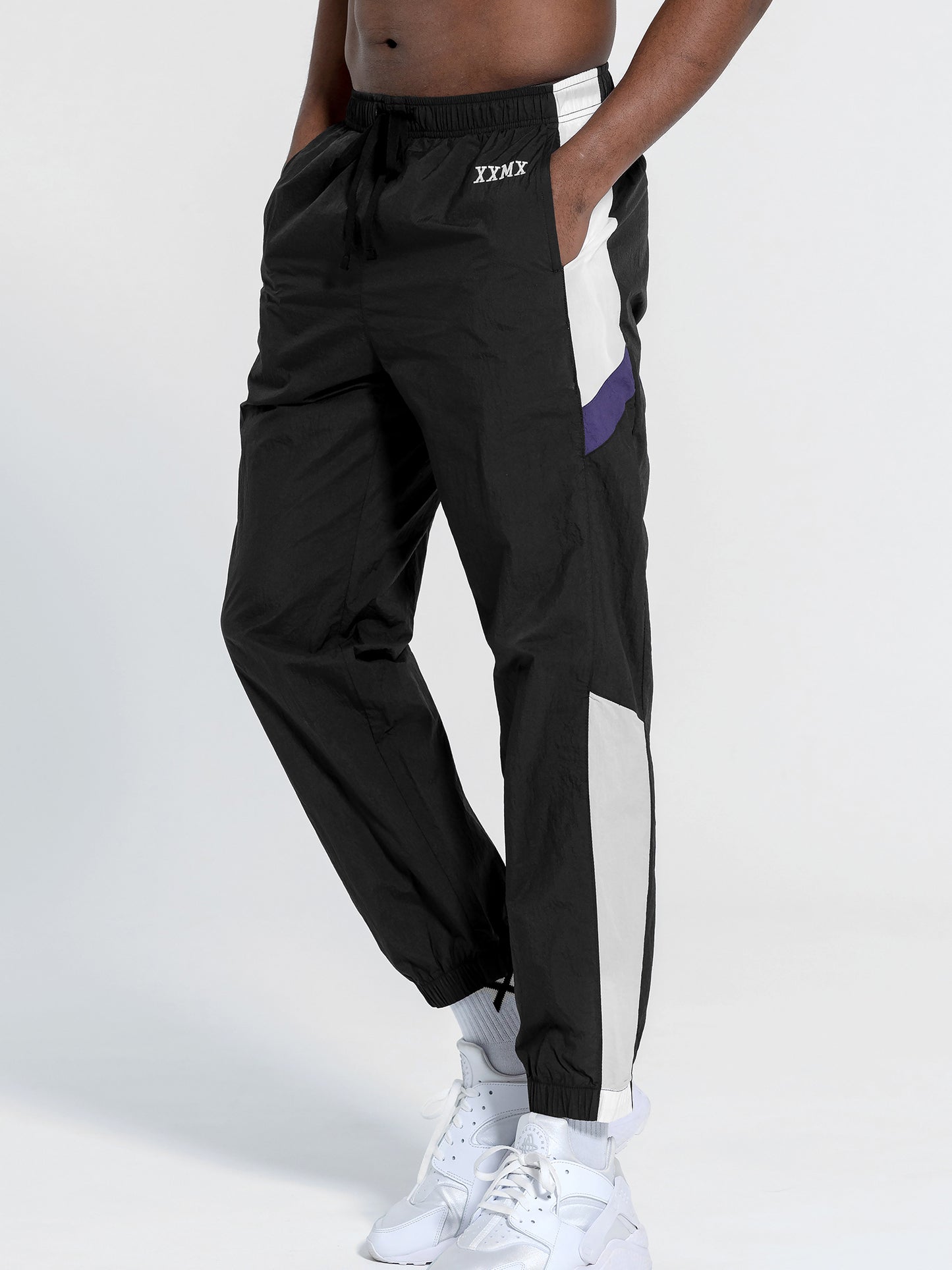 Color Block Light Jogger Pants