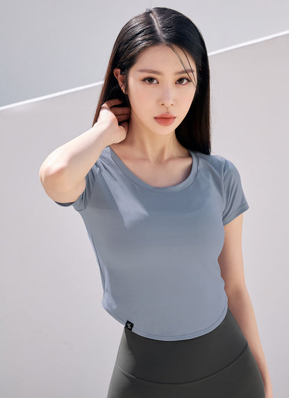 XELLA Light Round Cropped Top