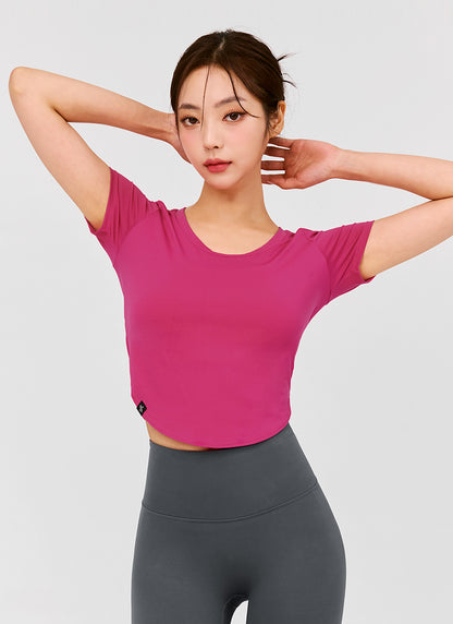 XELLA Light Round Cropped Top