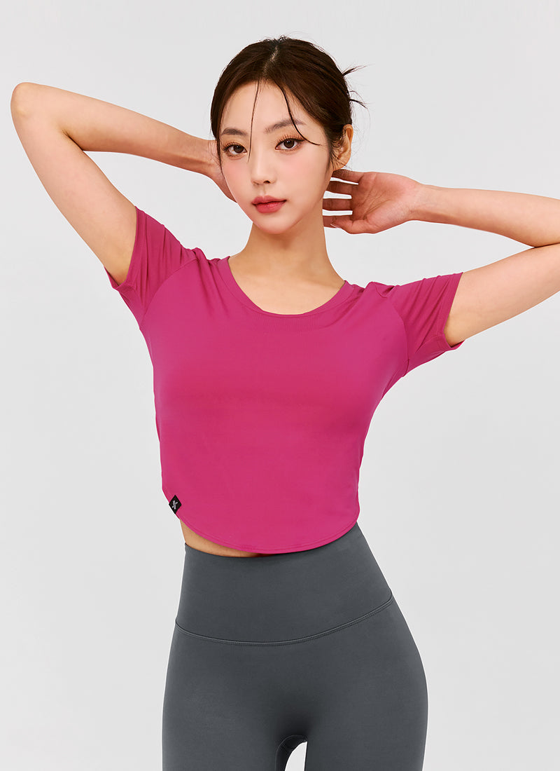 XELLA Light Round Cropped Top