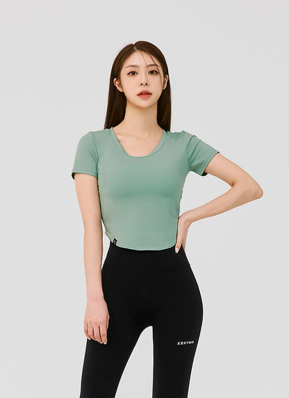 XELLA Light Round Cropped Top