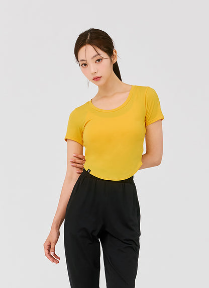 XELLA Light Round Cropped Top