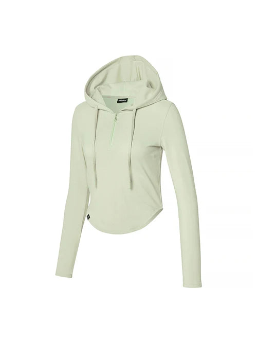 Smooth Touch Half Zip-up Hoodie