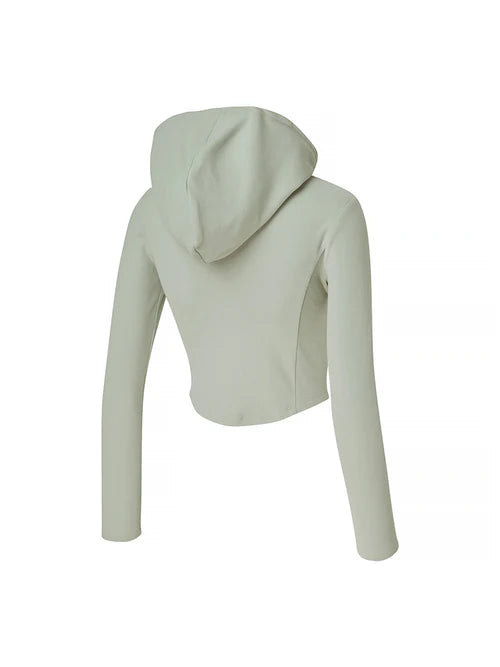 Slim Fit Napping Hood Zip-Up Jacket