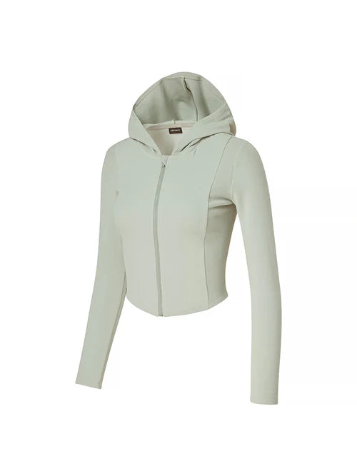 Slim Fit Napping Hood Zip-Up Jacket