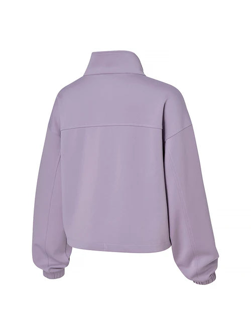 Soft Cushion High Neck Zip-up