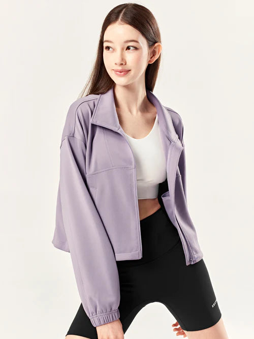 Soft Cushion High Neck Zip-up