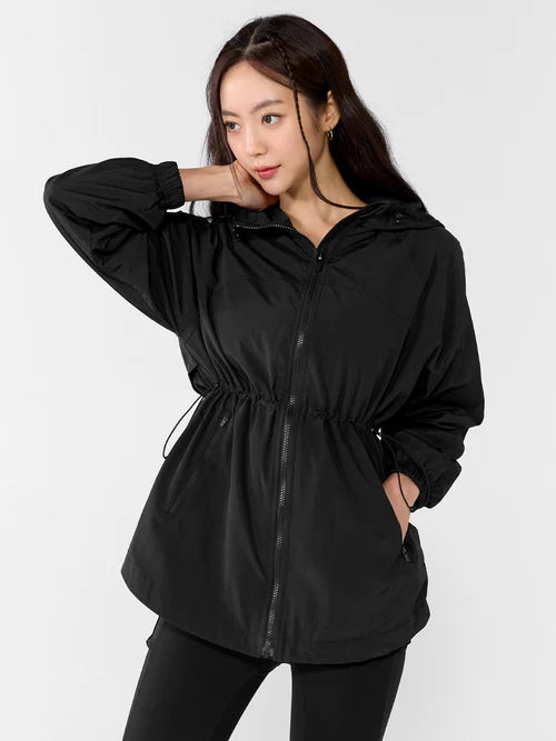 Hood Out String Windbreaker