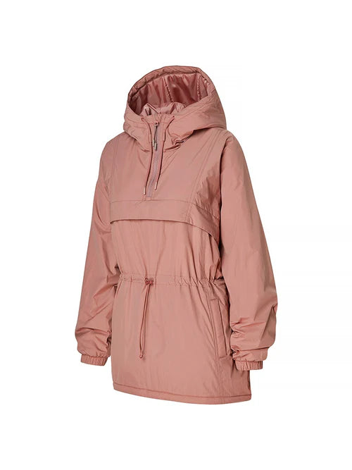 High Neck Anorak String Padding