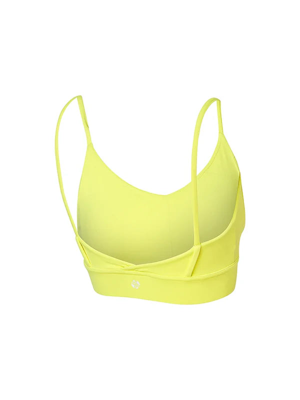 Black Label Signature Breathe V-neck Bra Top