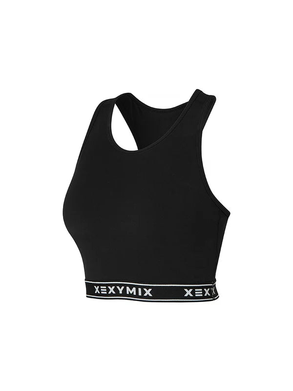 Black Label Signature 360N Logo Banding Bra Top